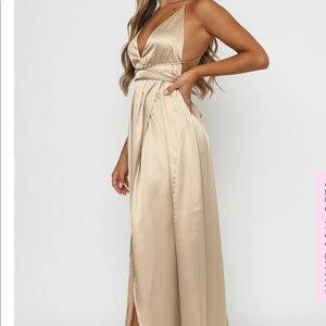 WhiteFox Endless Love Maxi Dress Champagne